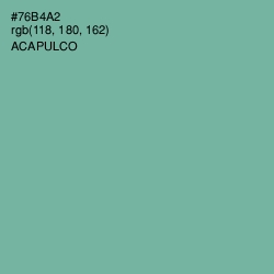 #76B4A2 - Acapulco Color Image