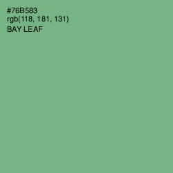 #76B583 - Bay Leaf Color Image