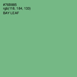#76B885 - Bay Leaf Color Image
