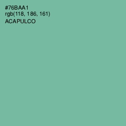 #76BAA1 - Acapulco Color Image