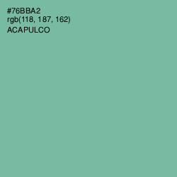 #76BBA2 - Acapulco Color Image