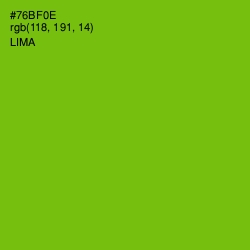 #76BF0E - Lima Color Image