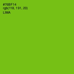 #76BF14 - Lima Color Image