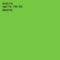 #76C741 - Mantis Color Image