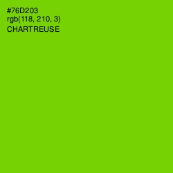 #76D203 - Chartreuse Color Image