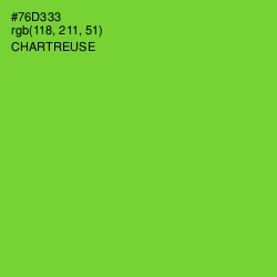 #76D333 - Chartreuse Color Image