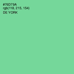 #76D79A - De York Color Image
