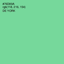 #76D89A - De York Color Image