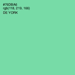 #76DBA6 - De York Color Image