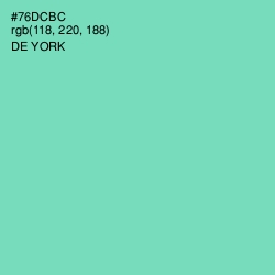 #76DCBC - De York Color Image