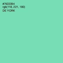 #76DDB4 - De York Color Image