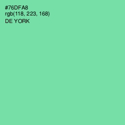 #76DFA8 - De York Color Image