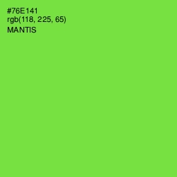 #76E141 - Mantis Color Image