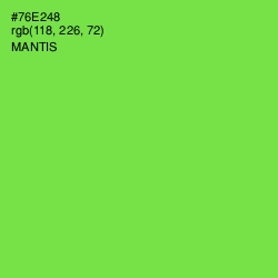 #76E248 - Mantis Color Image