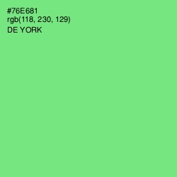 #76E681 - De York Color Image