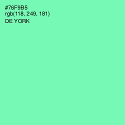 #76F9B5 - De York Color Image