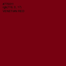 #770011 - Venetian Red Color Image