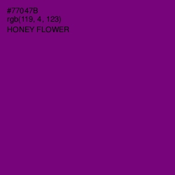 #77047B - Honey Flower Color Image