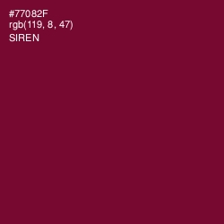 #77082F - Siren Color Image