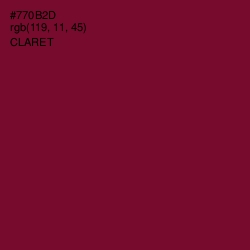 #770B2D - Claret Color Image