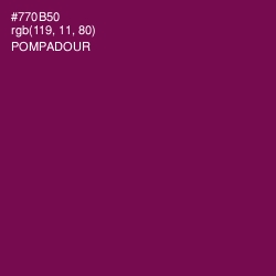 #770B50 - Pompadour Color Image