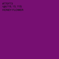 #770F73 - Honey Flower Color Image