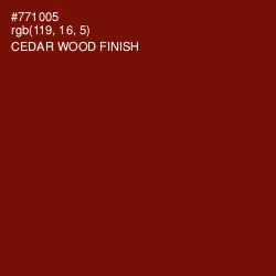 #771005 - Cedar Wood Finish Color Image