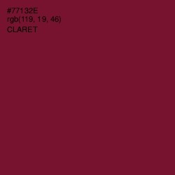 #77132E - Claret Color Image