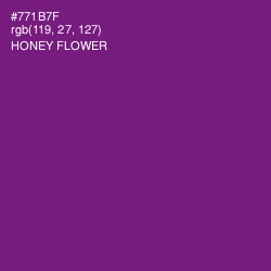 #771B7F - Honey Flower Color Image