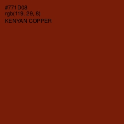 #771D08 - Kenyan Copper Color Image