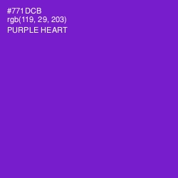 #771DCB - Purple Heart Color Image