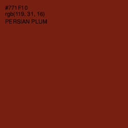 #771F10 - Persian Plum Color Image