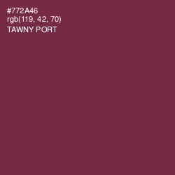 #772A46 - Tawny Port Color Image