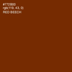 #772B00 - Red Beech Color Image