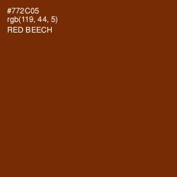 #772C05 - Red Beech Color Image