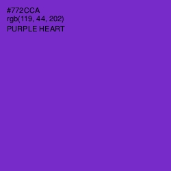 #772CCA - Purple Heart Color Image