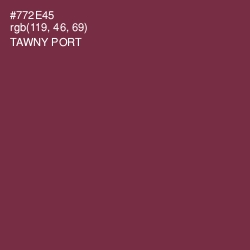 #772E45 - Tawny Port Color Image