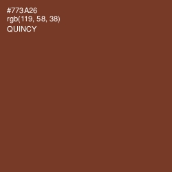 #773A26 - Quincy Color Image