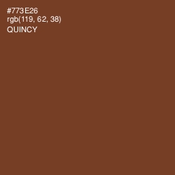 #773E26 - Quincy Color Image