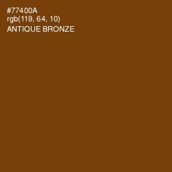 #77400A - Antique Bronze Color Image