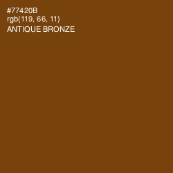#77420B - Antique Bronze Color Image