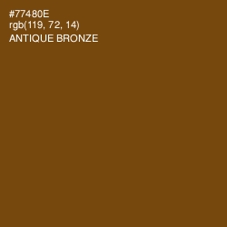 #77480E - Antique Bronze Color Image