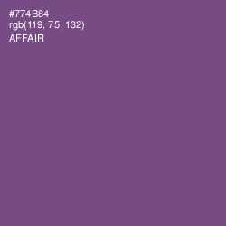 #774B84 - Affair Color Image