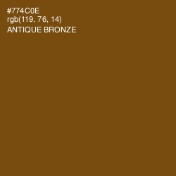 #774C0E - Antique Bronze Color Image