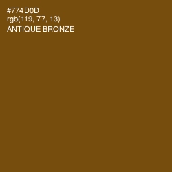 #774D0D - Antique Bronze Color Image