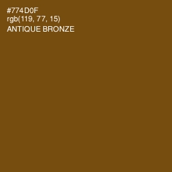 #774D0F - Antique Bronze Color Image