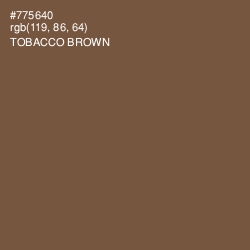 #775640 - Tobacco Brown Color Image