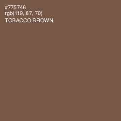 #775746 - Tobacco Brown Color Image