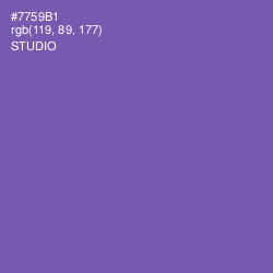 #7759B1 - Studio Color Image