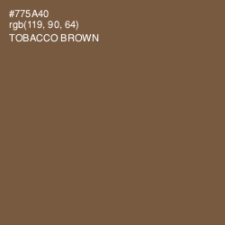 #775A40 - Tobacco Brown Color Image